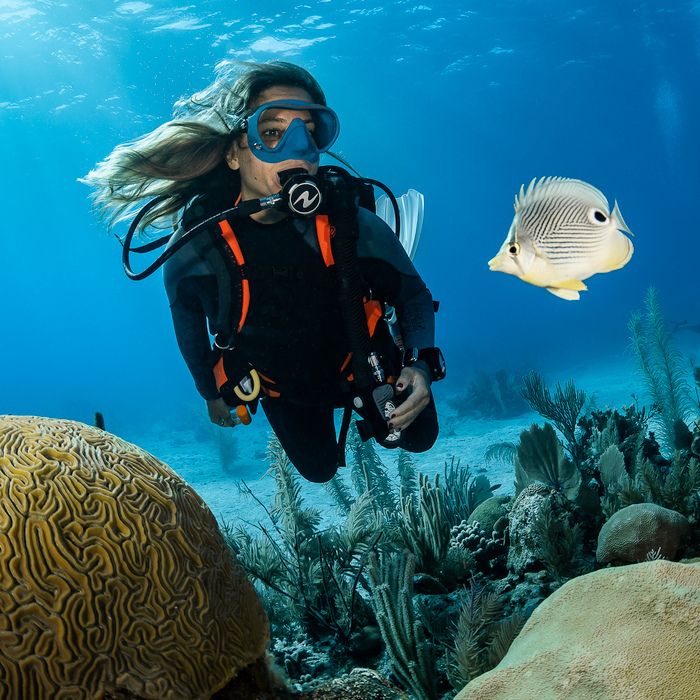 Aqualung dive ambassador Gador Muntaner