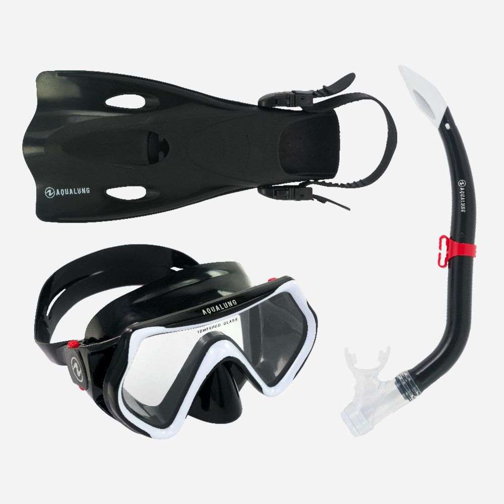 Hero set: mask, snorkel and snorkeling fins | Aqualung®